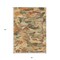 Edge Collections - 3' x 5' - Brown - Durable Abstract Area Rug for Indoor and Outdoor Use - 1 Piece